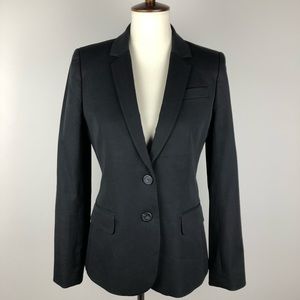 J. Crew Black Thompson Blazer Size 8 Stretch A0361